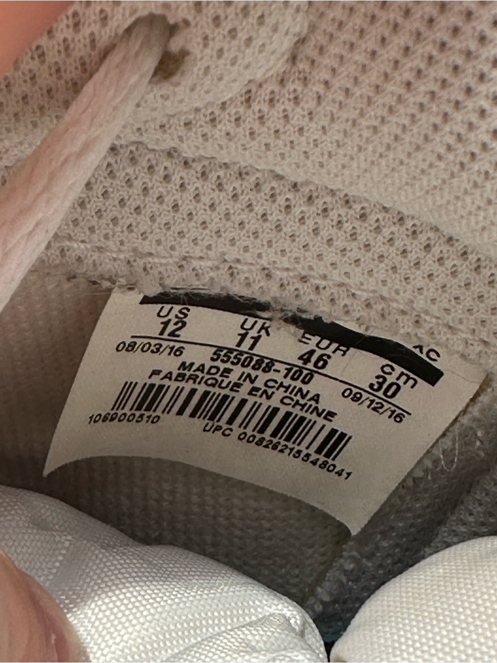 Air Jordan 1 Retro High OG “White Perforated” - Picture 6 of 7